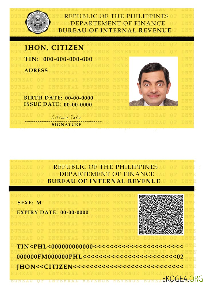 Bureau des recettes internes des Philippines template Bureau des recettes internes des Philippines template